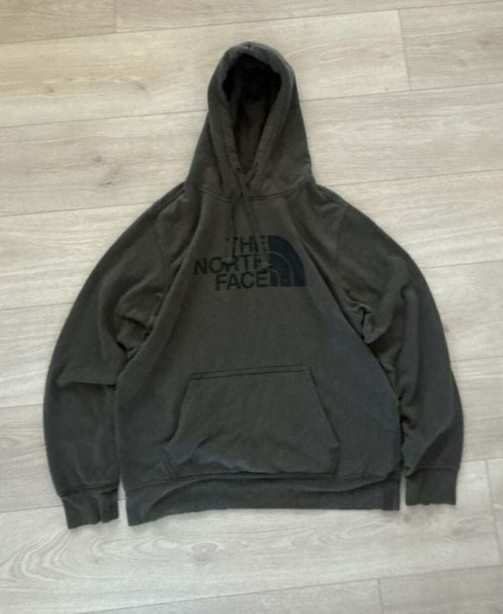 The North Face Half Dome Logo Pullover Hoodie Sweatshirt Dark Gray Men's Medium